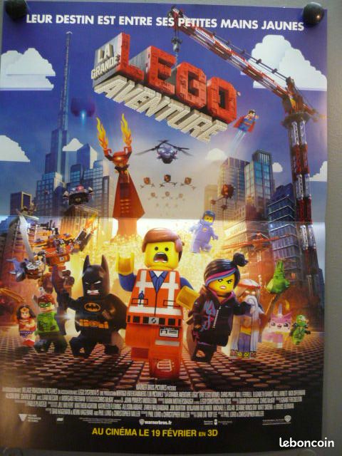 Affiche cinéma LA GRANDE AVENTURE LEGO - 1