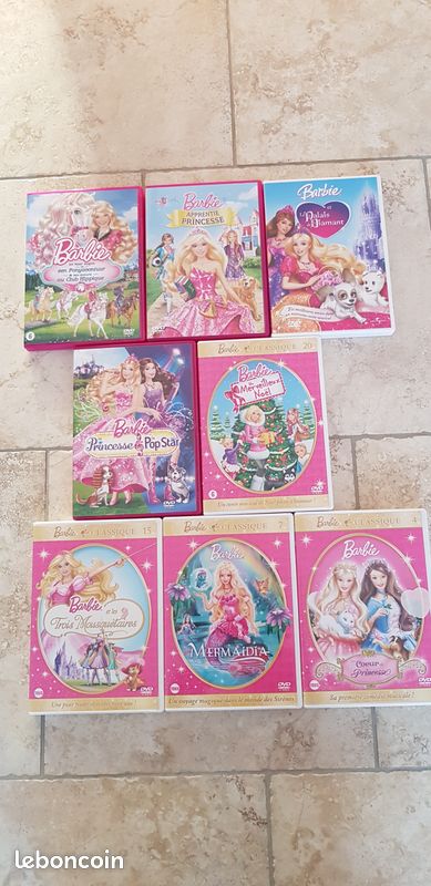 Lot DVD Barbie - 1