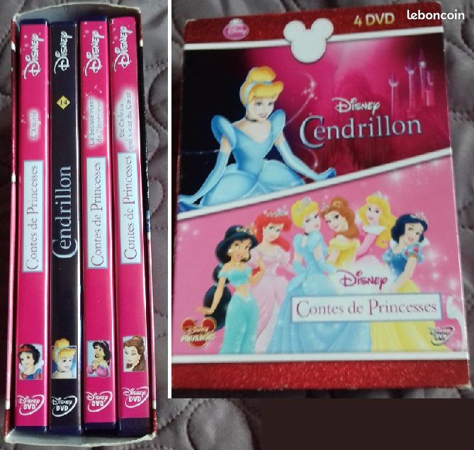 Coffret 4 DVD Cendrillon et contes de princesses - 1