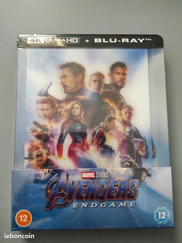 Steelbook Zavvi Lenticulaire Avengers: Endgame - 4K Ultra HD (Blu-ray 2D Inclus) - 1