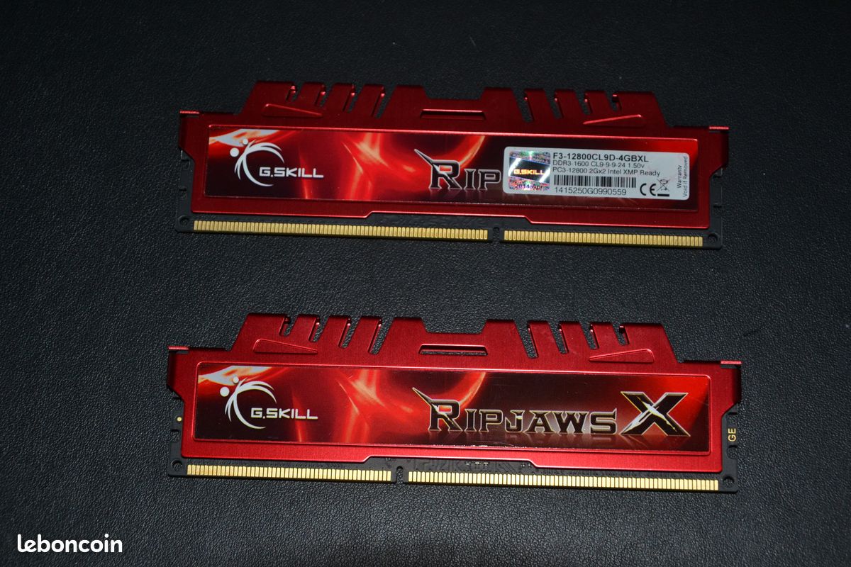 RAM DDR3 2x4GB G.SKILL RIPJAWS X - 1