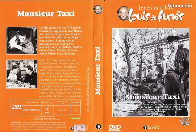 Monsieur Taxi DVD Michel Simon , Louis de Funès - 1
