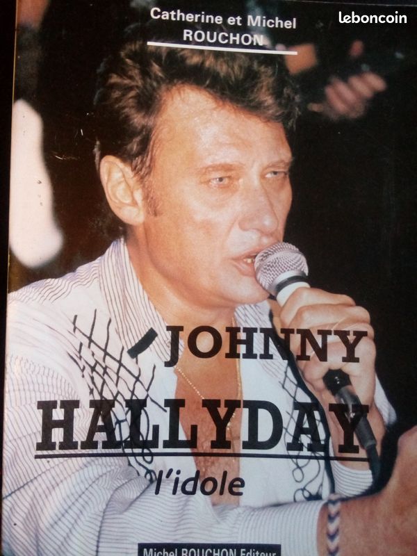 Rare livre Johnny Hallyday l'idole - 1