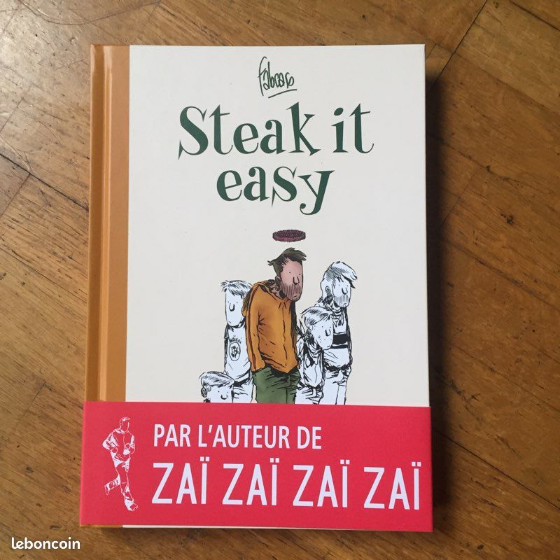 Livre bd Steak it easy de Fabcaro (auteur Zaï Zaï Zaï ) tout neuf - 1