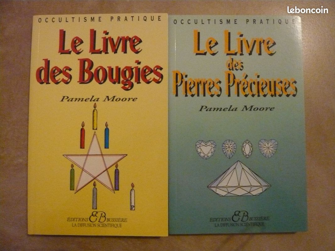 2 livres sur l’ésotérisme – Bougies – Pierres Précieuses - 1