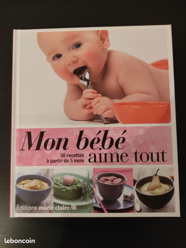 Livre "Mon bébé aime tout" 50 recettes - 1