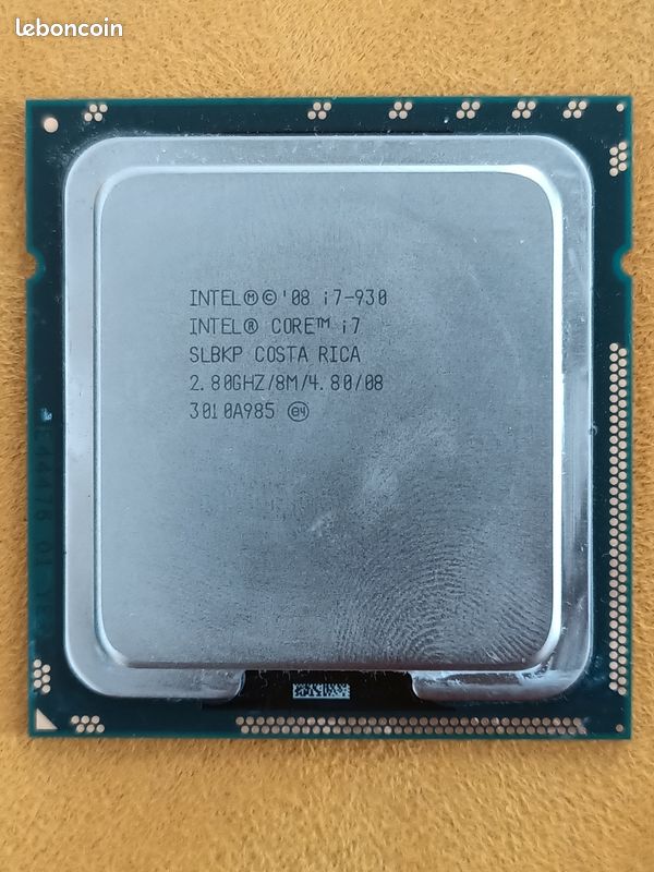 Processeur Inter core i7 930. 2,8GHz - 1