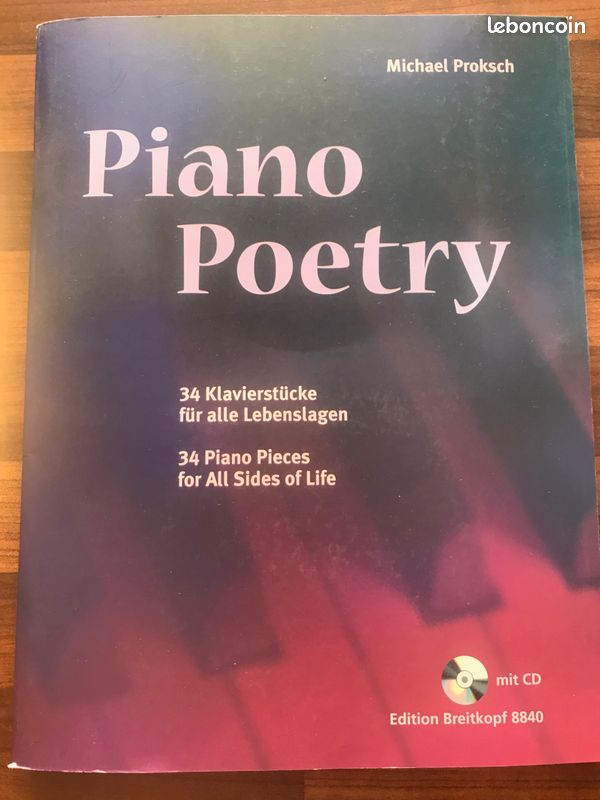 Partitions Piano Poetry avec CD de Michael Proksch - 1