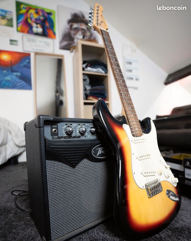 Guitare électrique + ampli - 1