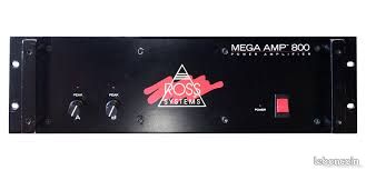 Mega amp Ross system 800 watts - 1