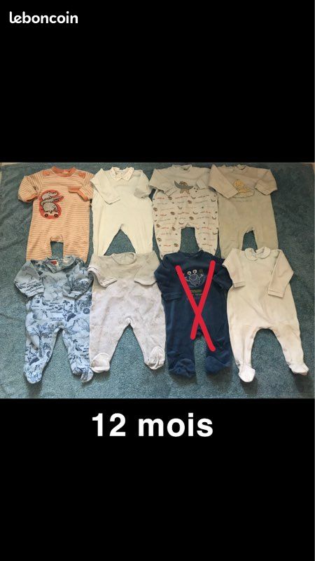 Vêtements bébé garçon 12 mois - 1