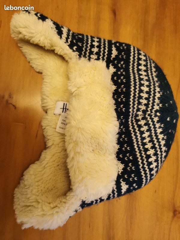 Chapka bonnet d'hiver bébé comme neuf marque Harrods - 1