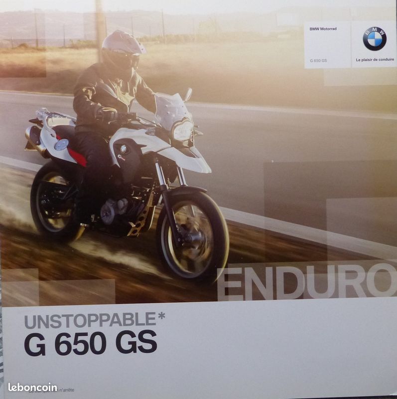 Catalogue 8 pages BMW G650GS - 1