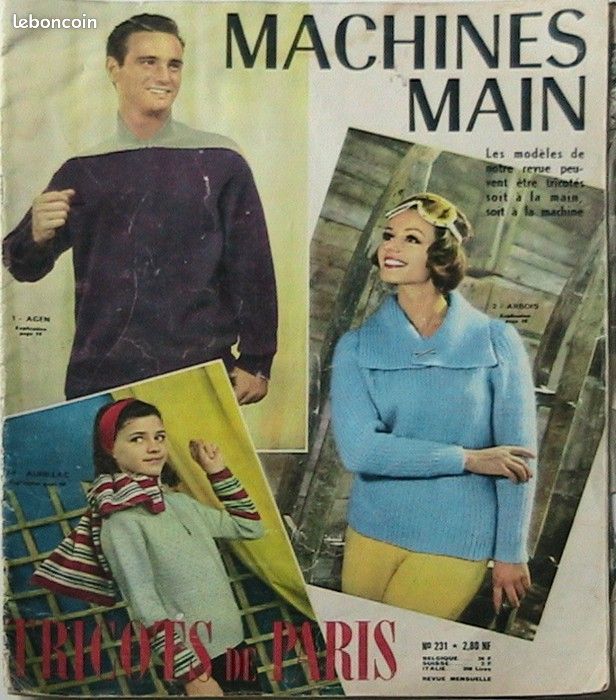 Magazine ancien : Machines main Tricot de Paris - 1
