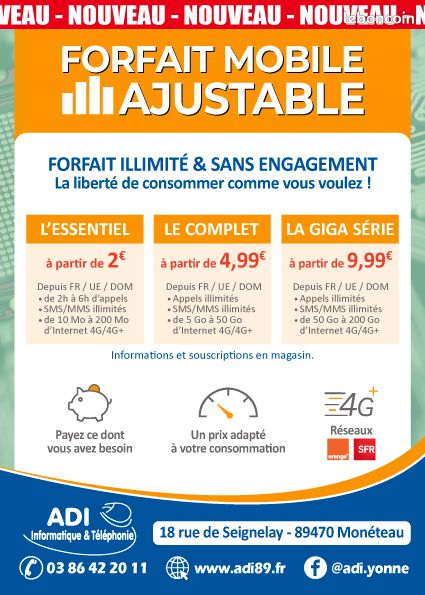 Forfait mobile low cost - 1
