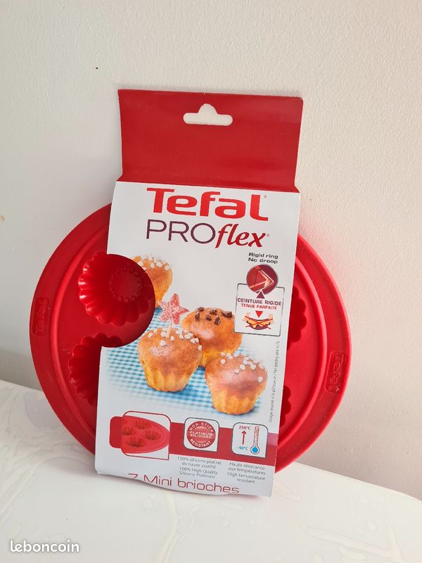 Moule à gâteaux mini brioches Tefal Pro Flex neuf - 1