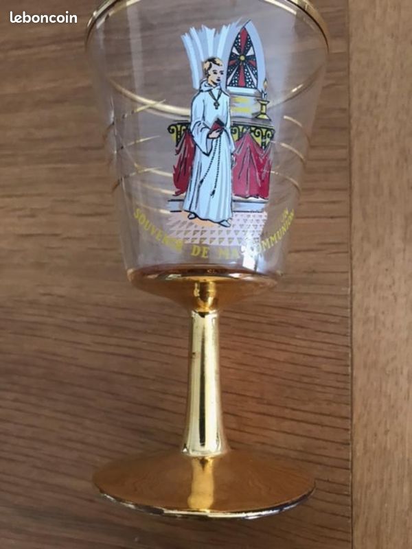 1 verre Souvenir de communion - 1