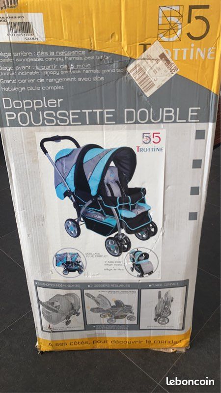 Poussette double - 1