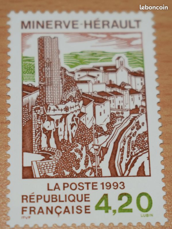 1993 - Timbre neuf n° 2818 : Minerve (Hérault) 0,80 euros - 1
