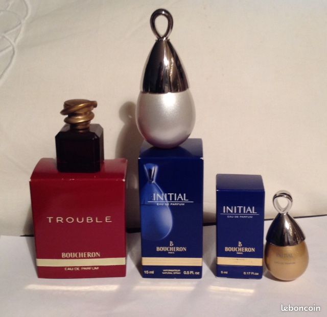 Boucheron rare lot de 3 miniatures de parfum - 1
