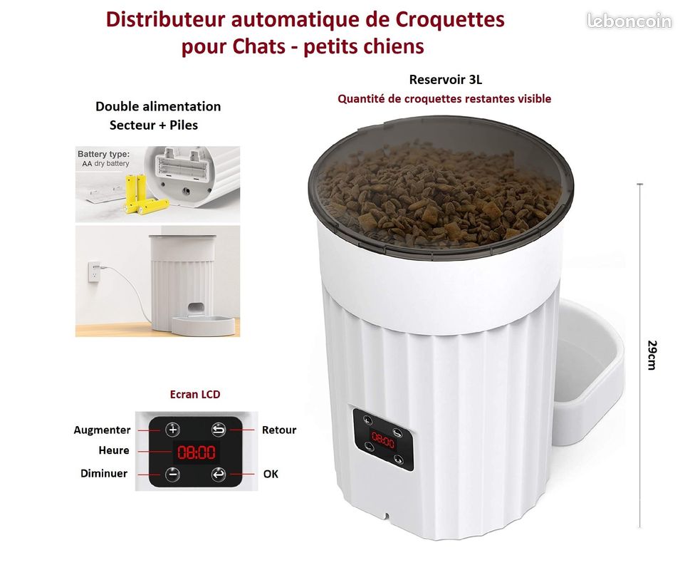 Distributeur automatique de Croquettes NEUF - 1