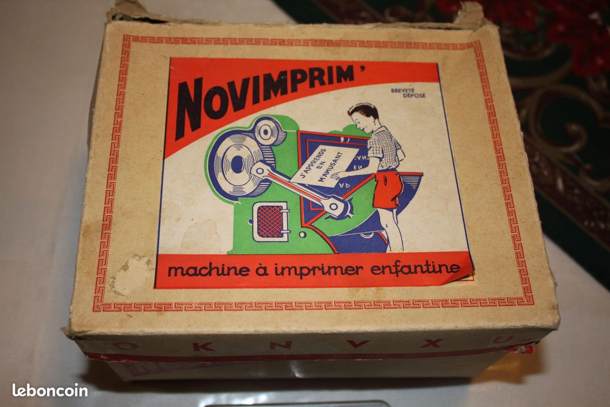 Ancienne machine à imprimer pour enfant NOVIMPRIM - 1