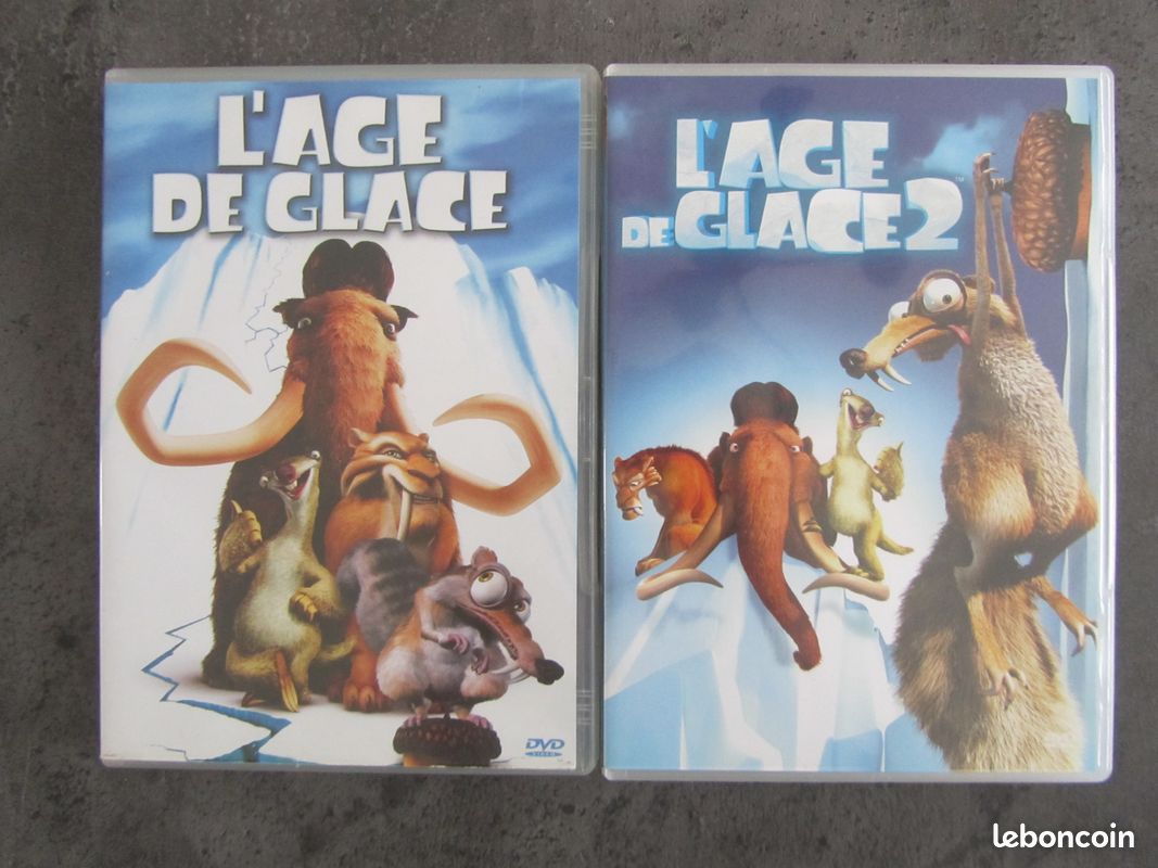 DVD Age de glace 1 et 2 TBE - 1
