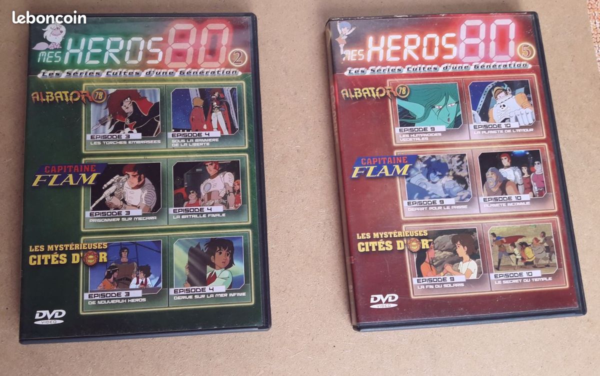 Dvd mes heros80 numero 2 et 5 /vdo60 - 1