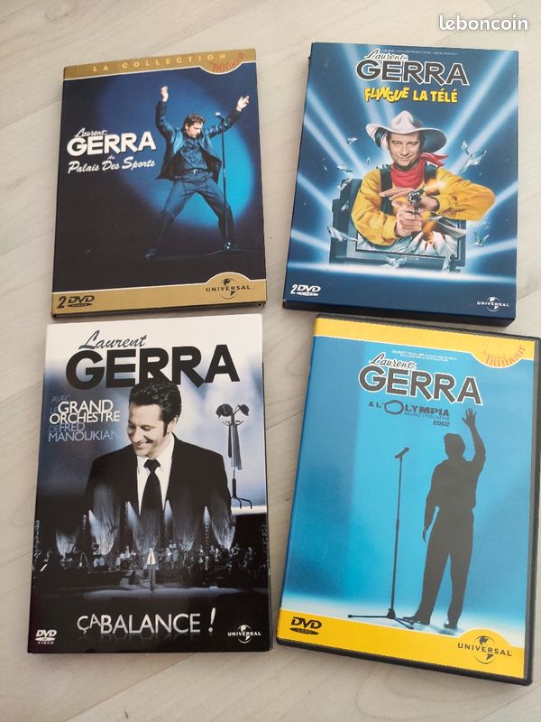 Lot de 4 DVD de spectacles de Laurent Gerra 5 le lot - 1