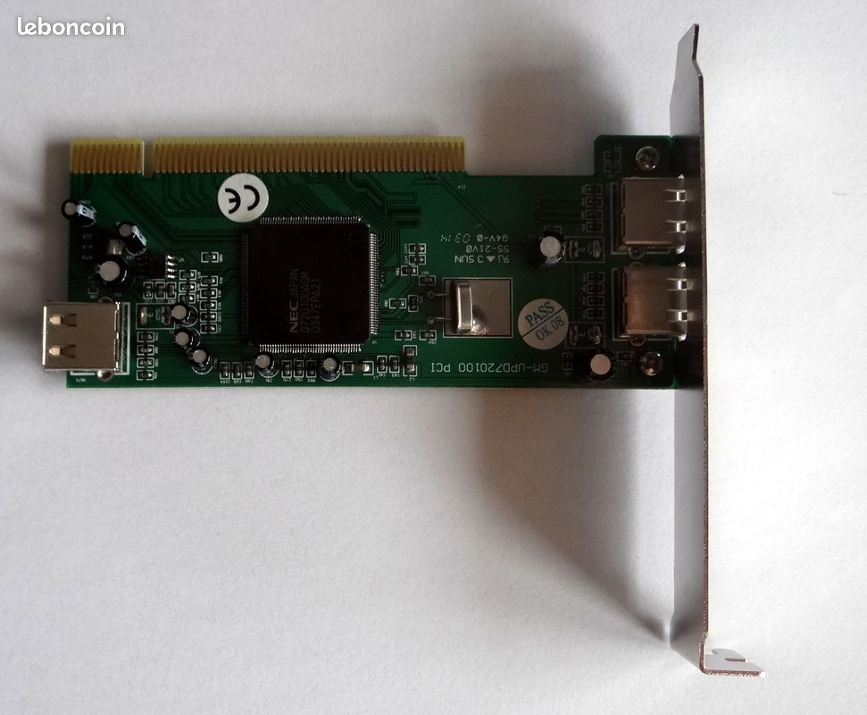 Carte PCI 2 ports USB - 1
