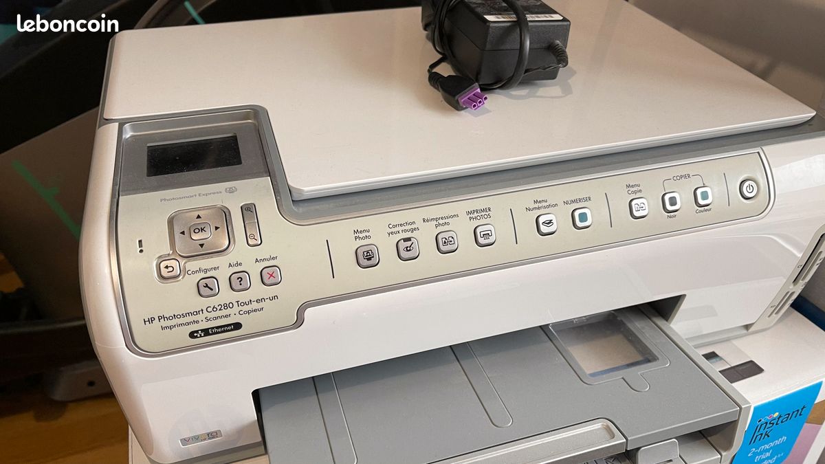 Imprimante Scanner couleur HP C6280 Ethernet / pas wifi - 1