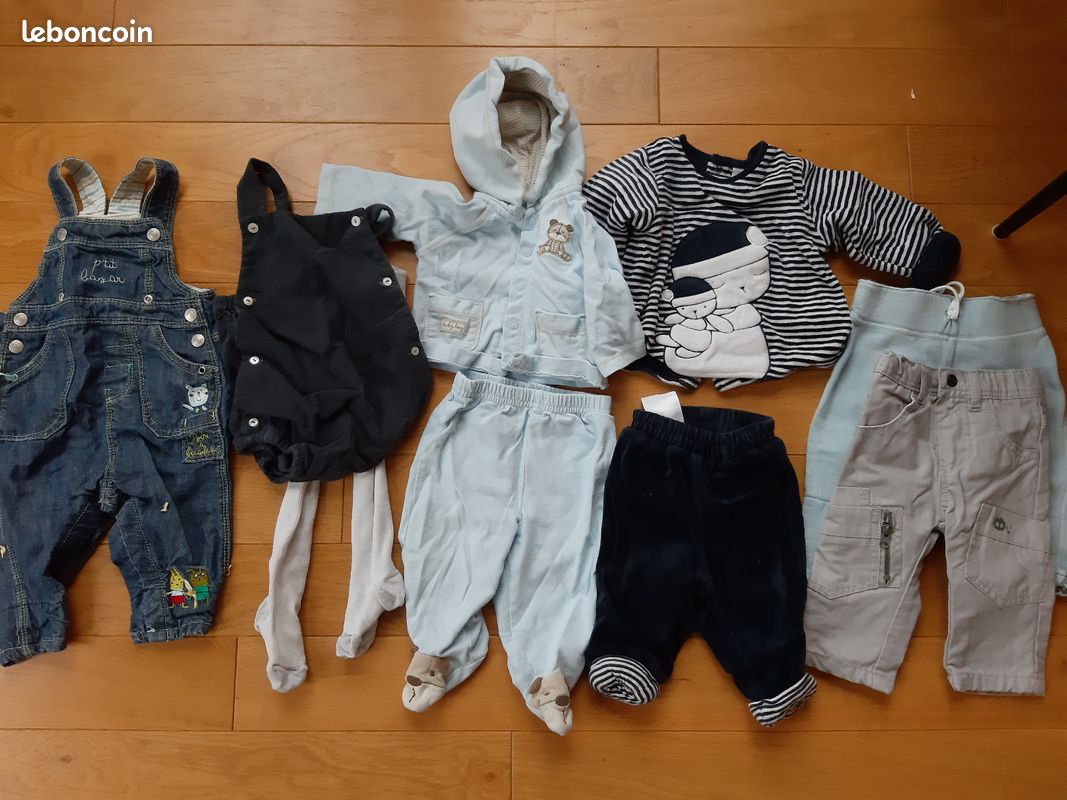 Lot vêtements Garçon Bébé 3 mois - 1