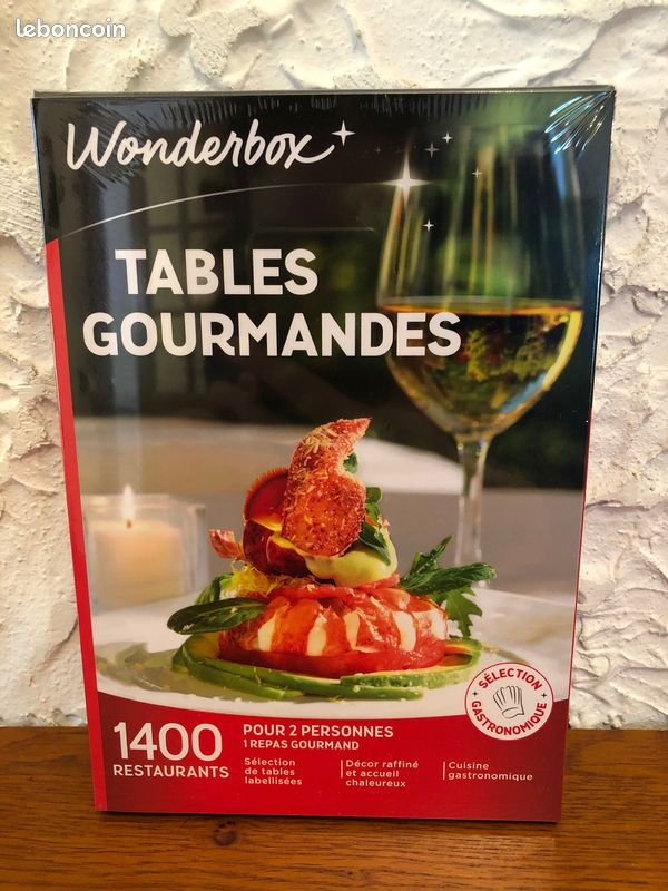 Wonderbox Tables Gourmandes - NEUF sous blister - 1